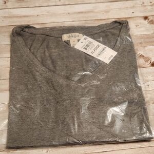 Style & Co Gray  Burnout Tee - XL